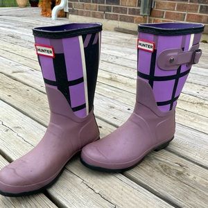 Hunter Purple Rainboots Modern Design